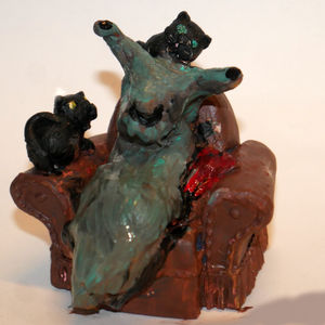 Artist Tat Vision's piece named 'A place to slug out', created for the Barnardo's Drawn to Care artwork challenge, bringing together artists and fostered children to show what home means to them