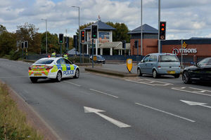 The Black Country Route was closed by police next to Morrisons