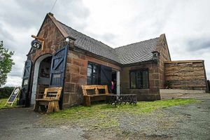 The former blacksmith building is now a workshop