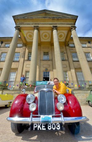 Lacy Gilchrist from Wem, with her 1952 Riley RMB 2, one of 10 made