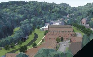 An artist's impression of how the site could look