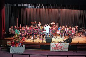 The concert on March 16 will be an occasion to celebrate, as was this concert for the 20th anniversary in 2013. Photo: Bridgtown Concert Show Band
