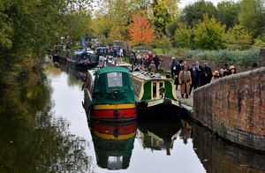 Open day event at the Bonded Warehouse canal, Stourbridge.