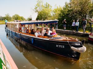 Supporting image for story: WI enjoy a talk about the history and restoration of canal