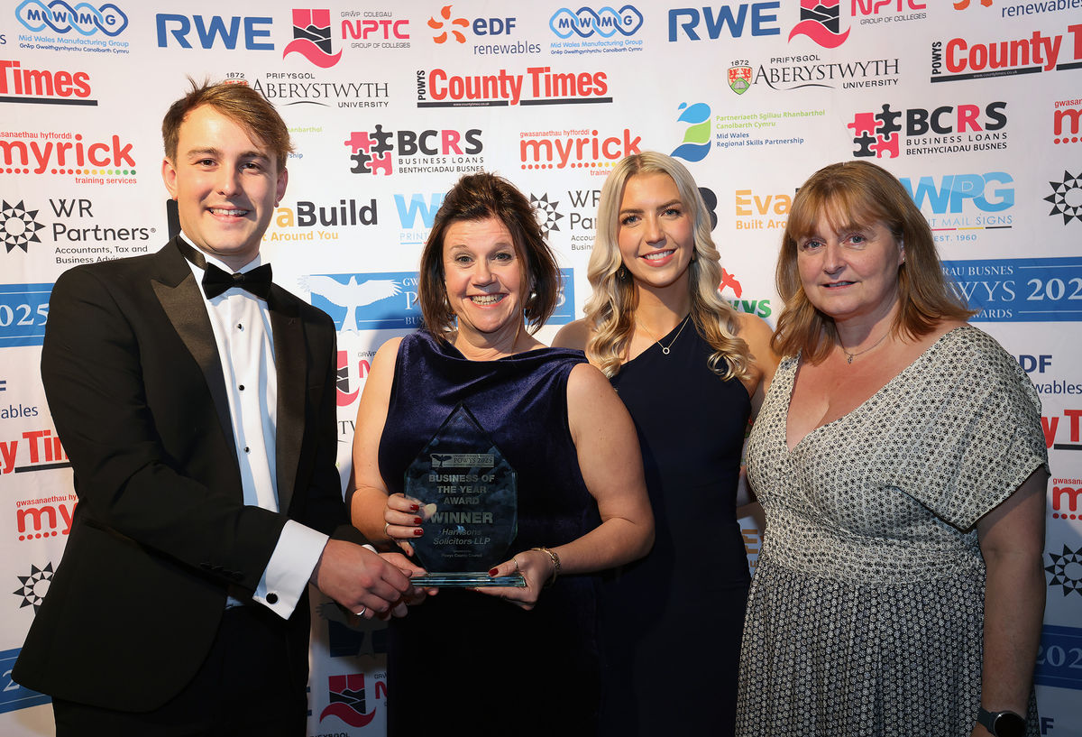 Deserving ambassador crowned winner at this years Powys Business Awards