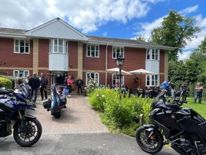 Supporting image for story: Community biker group 'rev up' Kidderminster care home