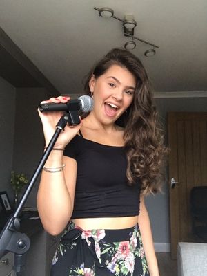 Lauren Hughes is preparing to perform at the Shropshire Virtual Show