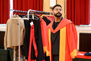 The artist said he is 'honoured' to receive the degree from the alma mater