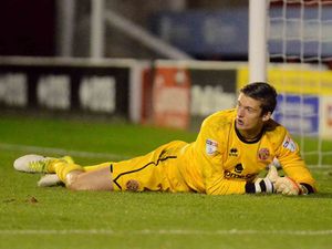 Supporting image for story: Liam Roberts fighting for No.1 jersey at Walsall