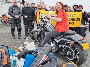 Supporting image for story: Bikes brave cold to support Stourbridge-based homeless charity cause