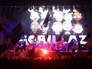 Supporting image for story: Gorillaz land their third number one album with The Mountain