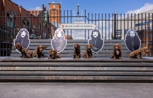West Midlands Police has paid homage to heavy metal legends Black Sabbath by naming a litter of puppies in their honour.  Release date  July 4, 2025.  The force unveiled their next generation of four-legged crime fighting pups after they were born earlier this year.  Ahead of the band's gig tomorrow (Sat), the seven Sprocker puppies have been named Ozzy, Toni, Sabbath, Billie, Wizard, Geezer - and Sharon.  Adorable photos show the litter exploring the rock icons hometown of Birmingham - including the famous Black Sabbath Bridge and the world's first Ozzy Osbourne museum exhibition.  The cute new recruits also visited The Crown pub - considered the birthplace of heavy metal and where Ozzy and co played their first ever gig. 