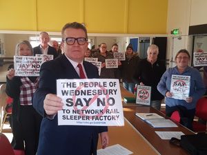 Supporting image for story: Tom Watson backs fight to block railway sleeper factory plan near Bescot station and M6