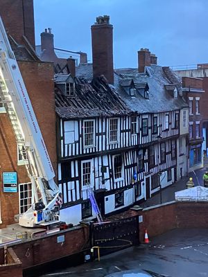 The aftermath of the blaze. Picture: Dorian Gerhold