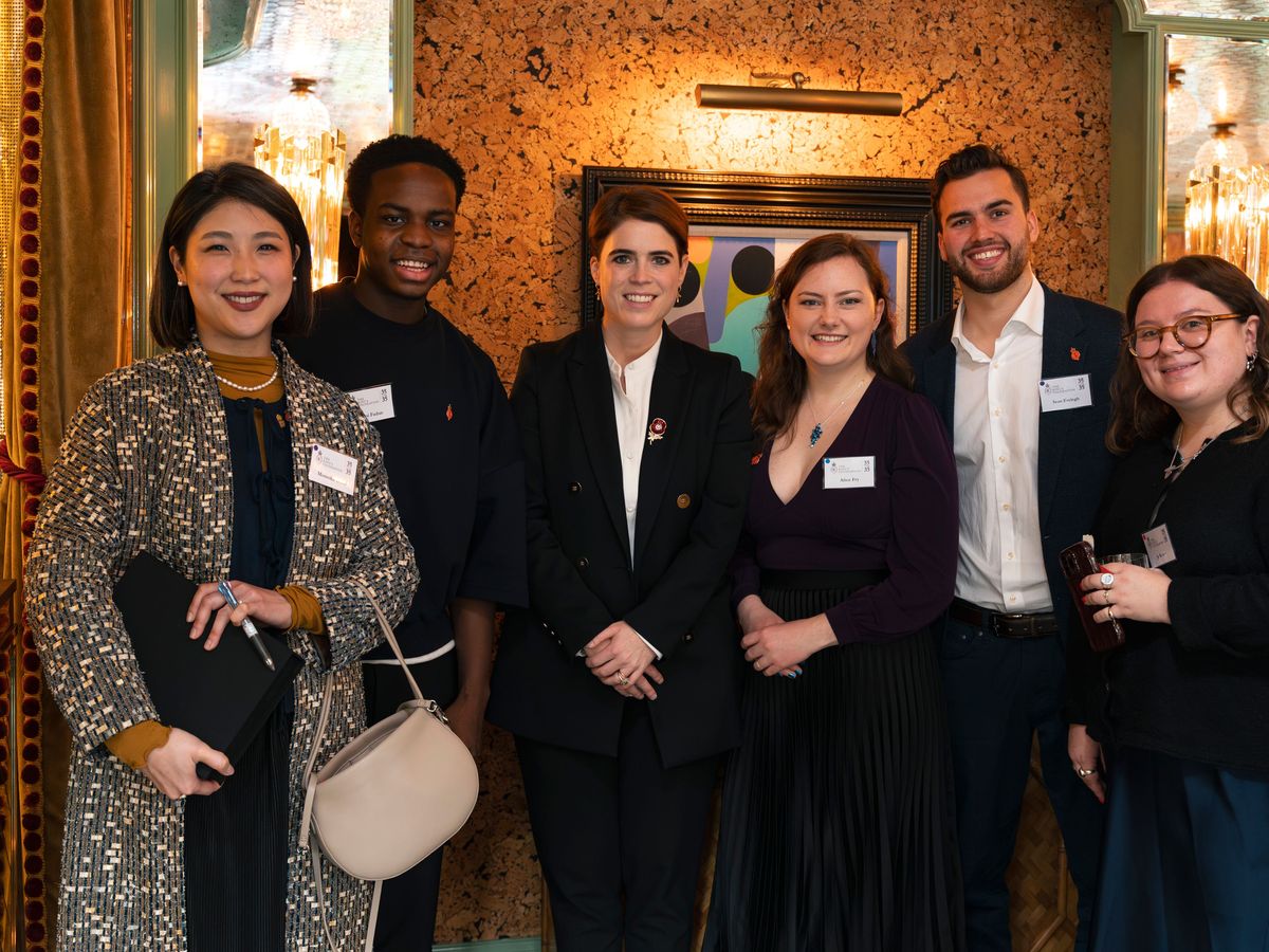 Eugenie shares passion for art as she mentors &lsquo;changemakers&rsquo; for King&rsquo;s charity