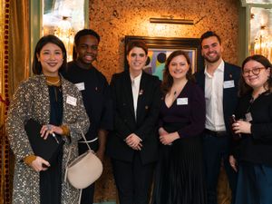 Supporting image for story: Eugenie shares passion for art as she mentors ‘changemakers’ for King’s charity
