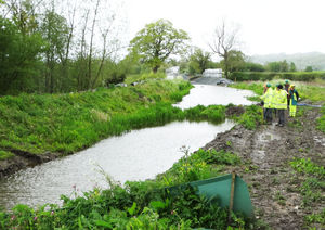 Montgomery Canal restoration work