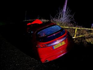 Supporting image for story: Car crashes off A51 near Market Drayton in early hours of New Year's Day 