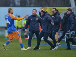 Supporting image for story: ‘Delighted!’ - Michael Appleton admits relief as Taylor Perry strike lifts Shrewsbury Town clear of danger