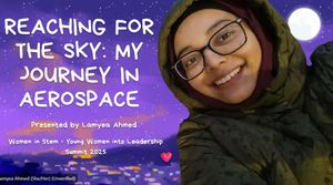 
Presentation slide from Lamyea Ahmed - WIL participant and PhD student in Aerospace Engineering  
 