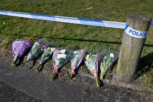 Tributes lay at the scene of a fatal shooting on Eastfield road, Wolverhampton