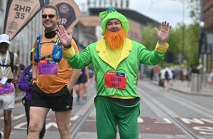 We hope this runner had the luck of the Irish