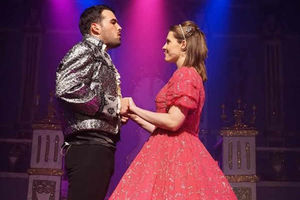 Ricky Rayment as Prince Charming and Charlotte Knowles as Cinderella