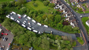 Travellers turned up at the site last Wednesday – but they haven't paid a penny