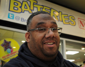 Director Iain Ashbourne, of Wednesfield,  at Batteries Not Included Toys and Balloons, Wolverhampton