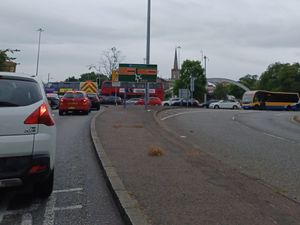 Supporting image for story: Drivers stuck for over an hour in Wolverhampton city centre due to traffic light faults as tram testing under way