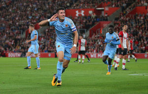 Batth scored at St Mary's last season (AMA / Sam Bagnall)