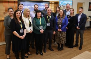 The Learning Community Trust delegation with members of the Telford College team