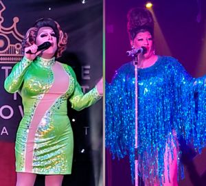Miss Linda Matthews Left Miss Bella End Right