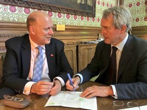 Supporting image for story: HS2: Owen Paterson MP meets transport minster over impacts on Shropshire