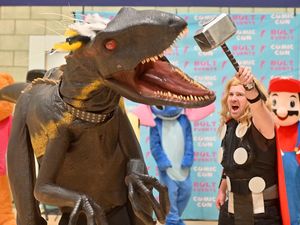 Supporting image for story: Watch: 16 incredible photos as superheroes and their fans descend on Walsall Comic Con