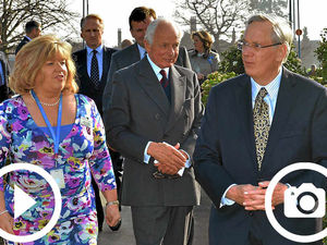 Supporting image for story: Busy day as Duke of Gloucester pays a flying visit to Shropshire