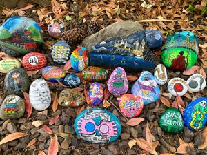 Supporting image for story: Potterheads go wild for US artist’s Harry Potter rock garden