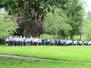 Classes were evacuated at exam time following the incident. Picture: Brecon & Radnor Express.