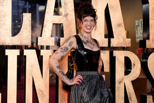 Jennifer Ball of Girl In The Year Above attending the global premiere for Peaky Blinders: The Immortal Man at Symphony Hall, Birmingham. Photo: Jacob King/PA Wire