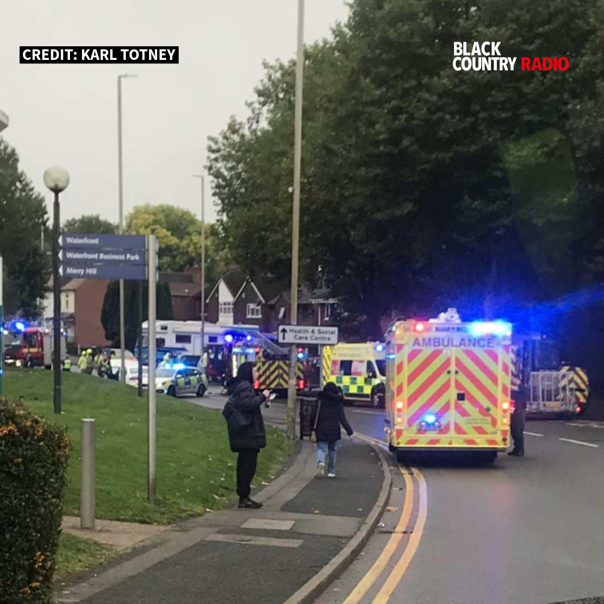 Accident causes delays for motorists in Brierley Hill