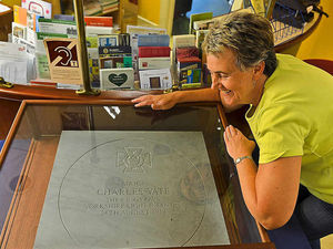 Supporting image for story: Paving stone tribute to VC hero on display