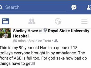 Supporting image for story: How bad does it have to get? Gran left for hours on trolley in hospital corridor