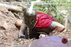 Warrior code – Paul competes in the 300 where athletes dress as Spartans