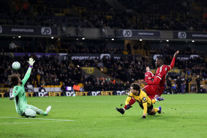 Wolves in action recently against Liverpool