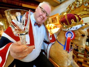 Supporting image for story: Goblet from the investiture of the King as Prince of Wales reaches antiques centre