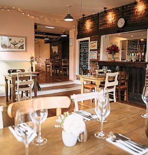 BORDER COPYRIGHT SHROPSHIRE STAR JAMIE RICKETTS 04/03/2022 - Food Review for The Weekend - The Cross Keys, Kinnerley. In Picture: Interior.