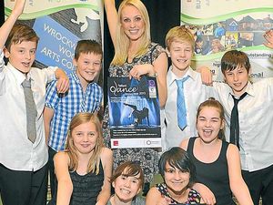 Supporting image for story: Young Telford dancers wow Strictly star Camilla Dallerup