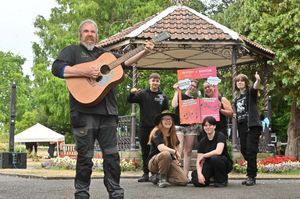 Bridgnorth Castle Gardens on Saturday
