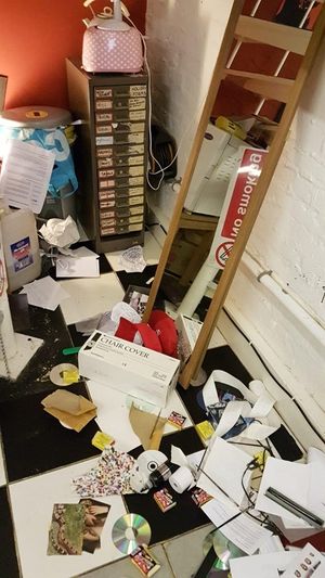 Thieve took valuable equipment while also ransacking the shop