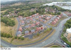 Housing site in Old Park made possible by the Telford Land Deal. Picture: Telford & Wrekin Council